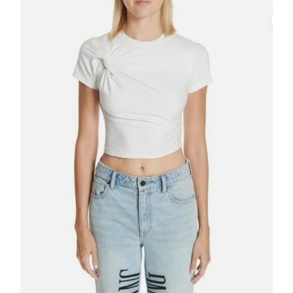 T Alexander Wang Twisted Crop Top NWT - Picture 1 of 12
